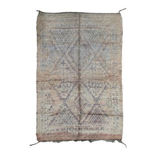 Handmade Moroccan Beni Mguild Rug - 11 X 6.2 Ft For Sale