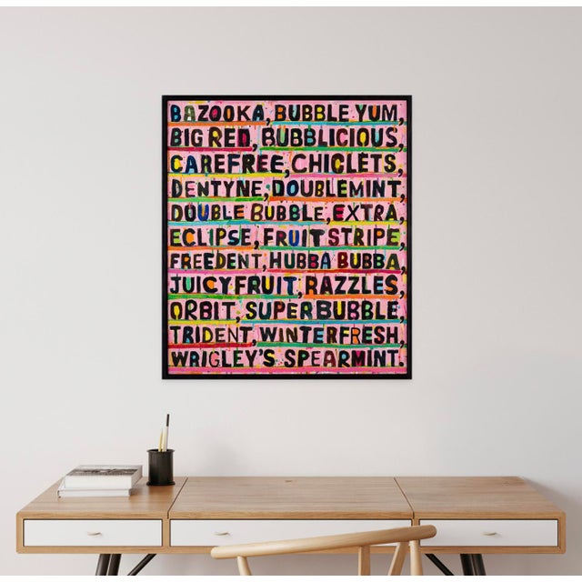 "Chewy" - Original, Contemporary Collage/Painting by Brian McDonald For Sale In San Francisco - Image 6 of 6