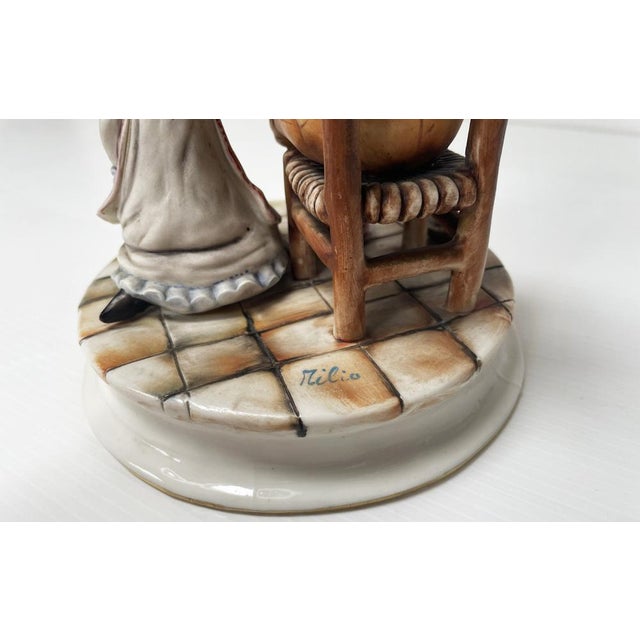 Grandfather with His Granddaughter from Capodimonte, 1960s For Sale - Image 13 of 17