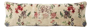 Turkish Oushak Bedding Rug Pillow Cover 13'' X 46''