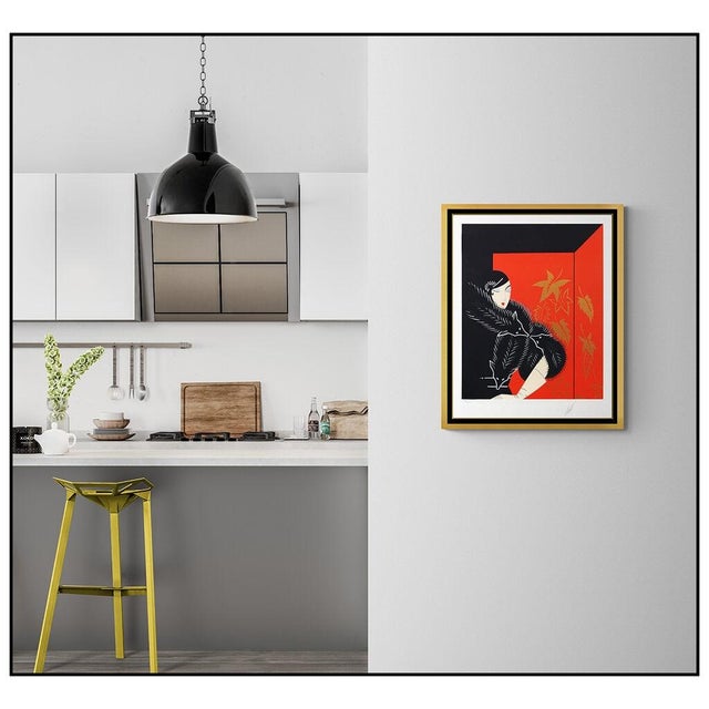 Message us to inquire about custom framing options! (Included for free with every purchase) The artwork here,"Furs", is a...