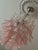 Pink Murano Glass Chandelier in the style of Mazzega For Sale - Image 6 of 10