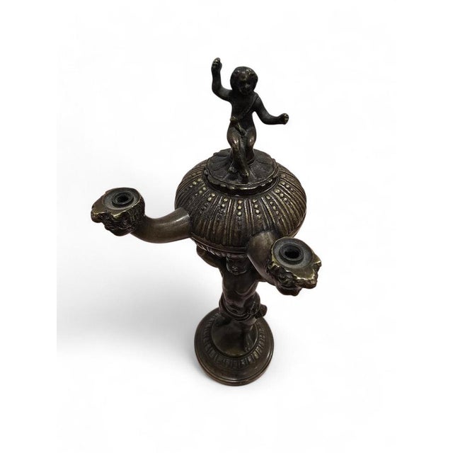 Roman Revival Bronze Incense Burner, 19th Century For Sale - Image 12 of 14