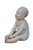 Traditional Antique German Gebruder Heubach Bisque Piano Baby Figurine Statue 9" For Sale - Image 3 of 16