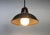 Vintage Industrial Grey Painted Ceiling Lamp For Sale - Image 13 of 16