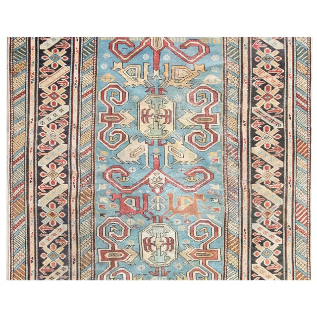 Textile Early 20th Century Persian Shirvan Rug For Sale - Image 7 of 16