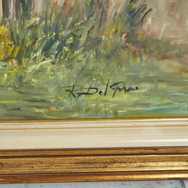 Del Greco, Rural Road, Wood, Framed For Sale - Image 4 of 5