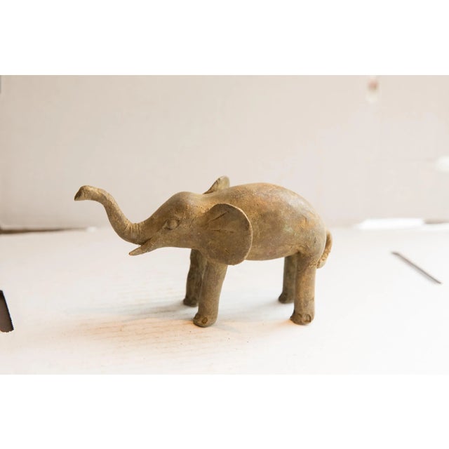 Old New House Vintage African Elephant Sculpture For Sale - Image 4 of 6