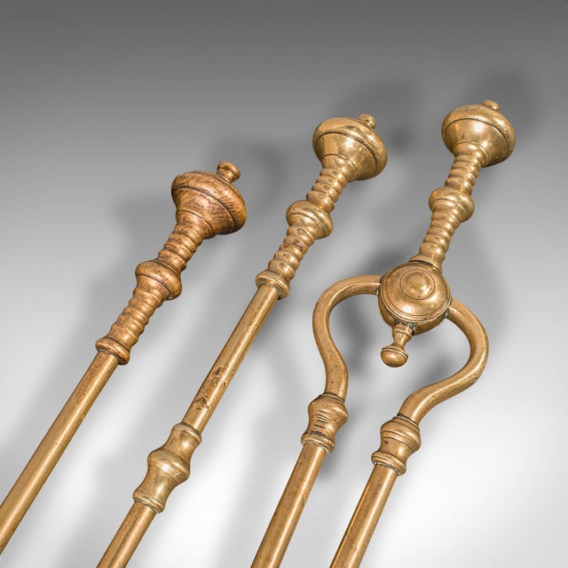 1800's Trio of Antique Fire Tools | Chairish