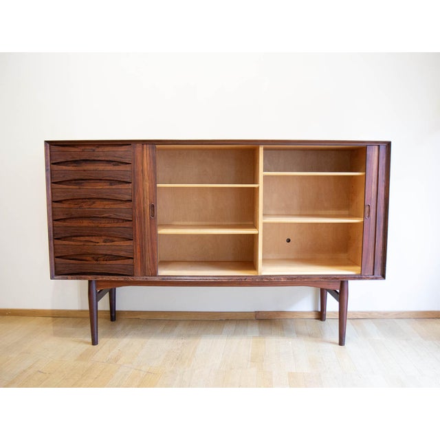 Brown Model OS63 Highboard by Arne Vodder for Sibast, 1958 For Sale - Image 8 of 18