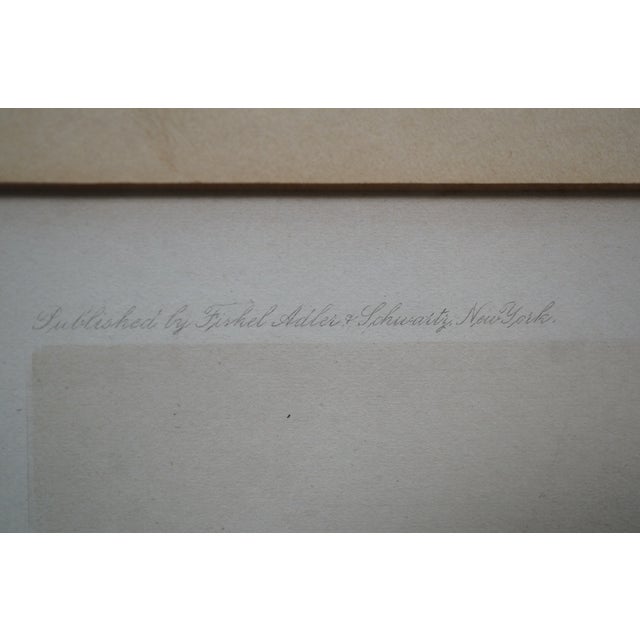 Late 19th Century Antique Ernest C Rost Country Farmhouse Panoramic Landscape Etching 31" For Sale - Image 5 of 13