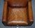 Vintage Brown Leather Aviator Chair For Sale - Image 9 of 18