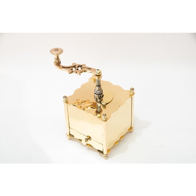 Brass Coffee Grinder, 1920s For Sale - Image 4 of 12
