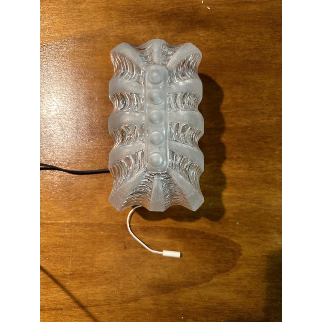 Vintage Wall Light in Acetate Glass, 1970s For Sale - Image 3 of 8