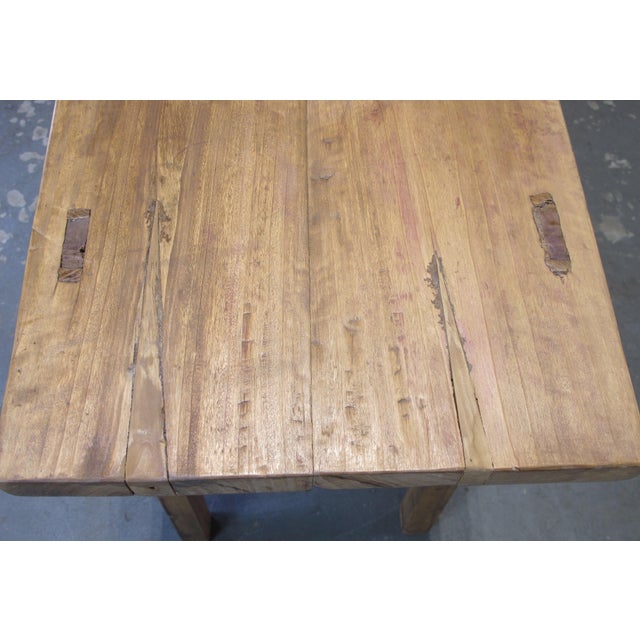 Antique Chinese Console Table With Five Drawers For Sale - Image 11 of 14