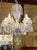 This is a beautiful 5 arm Waterford crystal chandelier. No broken or damaged areas.
