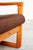 Brown Set of Danish Modern Pine Armchair & Ottoman by C. F. C. Silkeborg from CFC Silkeborg, 1970s For Sale - Image 8 of 16