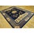 Chinese 1920s Navy Blue Birds Medallion Antique Chinese Peking Carpet Knotted Wool Rug For Sale - Image 3 of 11