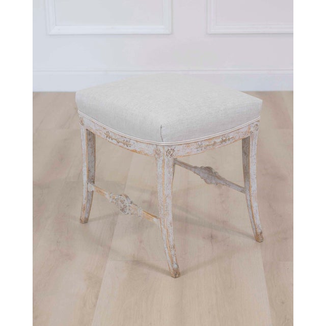 Swedish 19th Century Gustavian Stool For Sale - Image 4 of 8