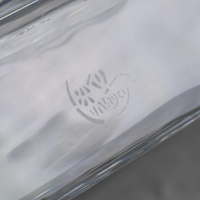 Glass Daum Crystal Marly Car Relief Paperweight or Decorative Sculpture For Sale - Image 7 of 11