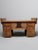 Vintage brutalist oak wooden chest bench coffer with black iron hardware, 1960s the bench is hand crafted from massive oak...
