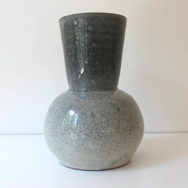 Vintage Signed Studio Pottery Vase For Sale - Image 6 of 9