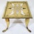 Early 20th Century Antique 20th C American / English Brass Footstool Trivet Bench For Sale - Image 5 of 11