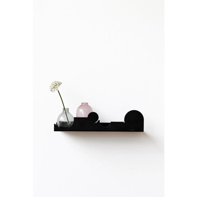 NVMD Clounds Floating Shelf in Black Steel from EMKO, Set of 2 For Sale - Image 9 of 9