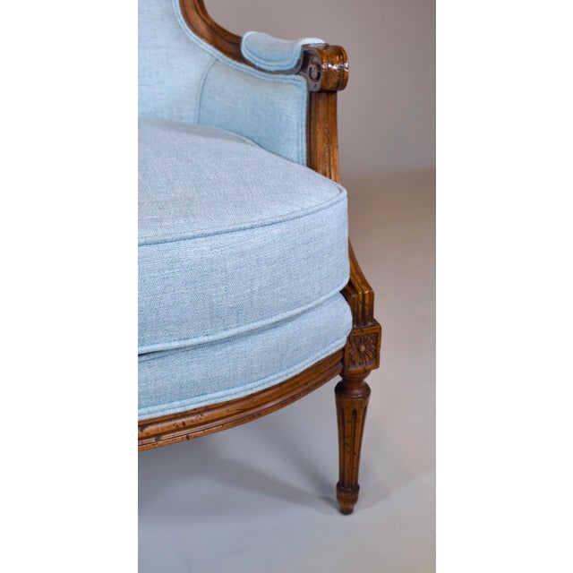 1960s French Bergere Armchairs by Baker Furniture For Sale - Image 5 of 12