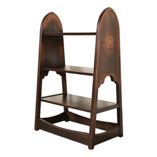 Limbert Antique Mission Oak Arts & Crafts Bookcase or Magazine Stand, Circa 1910 For Sale