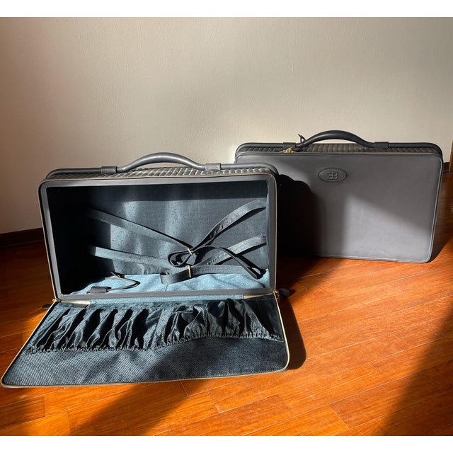 Suitcases by Ettore Bugatti for Poltrona Frau, 1990, Set of 2, in Flawless conditions. Designed 1990 to 1999 I have...