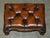 Set of Victorian Brown Leather Chesterfield Footstools, 1880 For Sale - Image 13 of 17