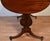 1930s English Regency Style Mahogany Lyre Base Drop-Leaf Sofa Table For Sale - Image 17 of 18