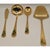 VTG Hollyberry 4 Piece Serving Set Gold Tone JCPenney No. 1006 For Sale - Image 11 of 12