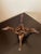 Boho Chic Hand‑Carved Hardwood Interlocking Serpent Tripod Stand For Sale - Image 3 of 6