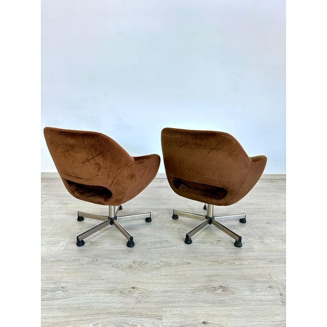 Egg Swivel Chairs by Stol Kamnik - A Pair For Sale - Image 4 of 8