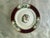 Burgundy 1940s Myott Chelsea Bird Dinner Plates 9 7/8” Burgundy Transferware England - Set of Eight (8) For Sale - Image 8 of 12