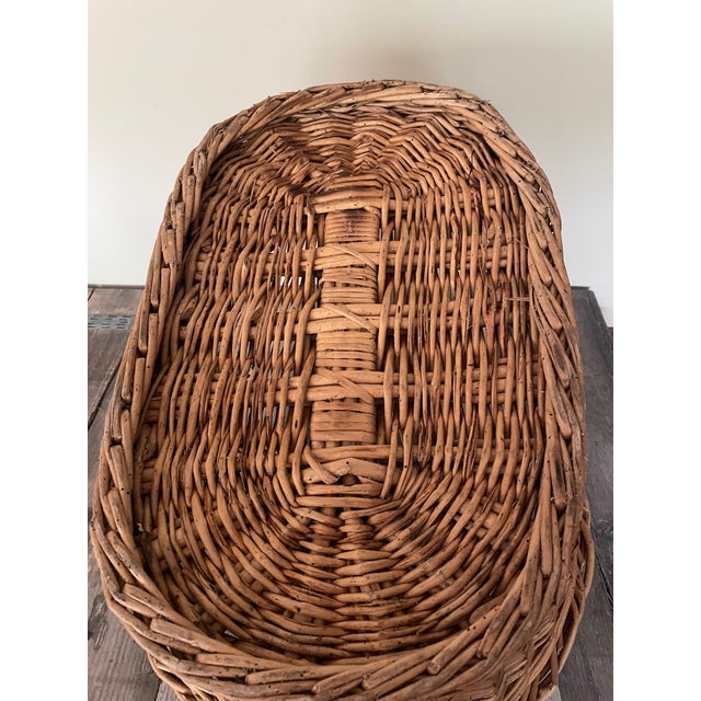 Basket with Large Handle, 1890s For Sale - Image 6 of 13