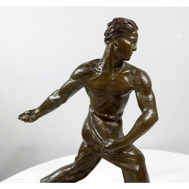 A. Kelety, Art Deco Sower, 1930, Bronze For Sale - Image 6 of 18