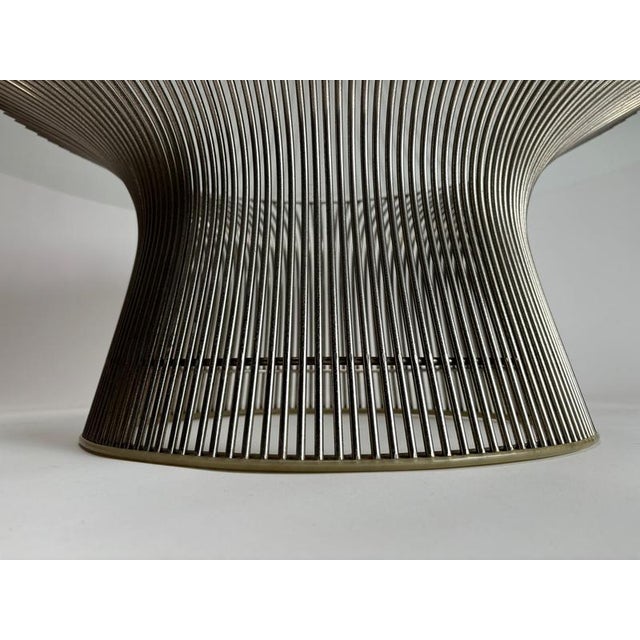 Black Coffee Table in Steel and Glass from Warren Platner, 1962 For Sale - Image 8 of 12
