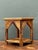 Rustic Reed and Wood Accent Table For Sale - Image 11 of 17