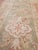 Early 20th Century Antique Oushak Carpet, Oriental Rug, Handmade Ivory, Muted Coral, Soft Green For Sale - Image 5 of 18