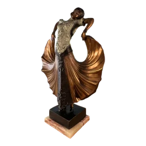Art Deco Demetre Chiparus Bronze "Ballet Russe Danseuse" Sculpture