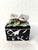 Lovely Fitz and Floyd ceramic lidded trinket/candy box in their Bristol Holiday pattern. Box resembles a gift wrapped in a...