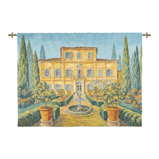 Tuscany Villa Loom Woven Tapestry - 94 X 122 Cm (3’1” X 4’0”) - Requires Rod Size 3 For Sale