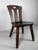 1950s Japanese Wooden Chair with Kamakura-Bori Carving, 1950 For Sale - Image 5 of 9