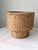 Vintage Scupltural Split Reed Bamboo Basket For Sale - Image 4 of 6