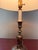 2010s Neoclassical Solid Brass Table Lamp With Ivory Parchment Shade For Sale - Image 5 of 8