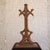 A elegant 1920s French oak candelabra, crafted with the graceful proportions and refined decorative carving that defines...