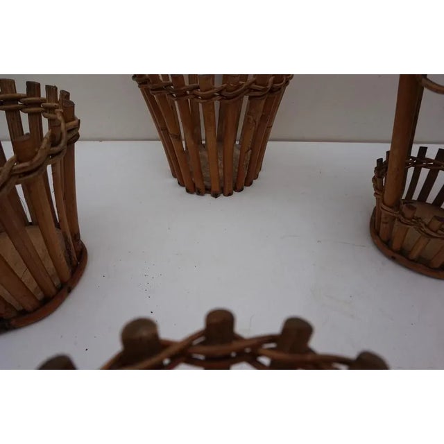 Bamboo Plant Stand from Rohe Noordwolde, 1960s For Sale - Image 11 of 12